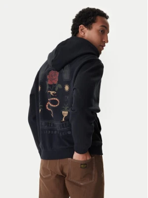 RVCA Bluza Roses Poster EVYSF00135 Czarny Regular Fit
