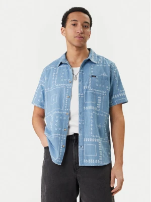 RVCA Koszula Frame Chambray AVYWT00507 Błękitny Regular Fit Niebieski jasny