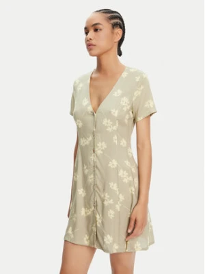 RVCA Sukienka letnia 2230088075845 Zielony Regular Fit