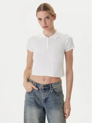 RVCA Sweter Dawn 23B071502 Biały Regular Fit