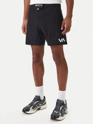 RVCA Szorty sportowe AVYWS00174 Czarny Regular Fit