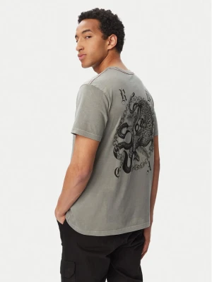 RVCA T-Shirt Benj Battle Ss 23A351540 Zielony Regular Fit