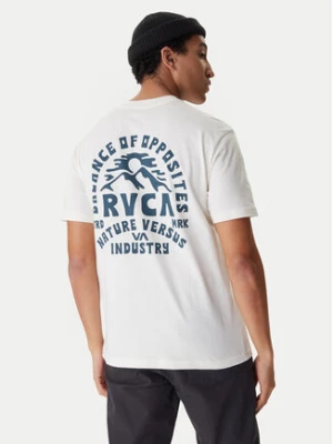 RVCA T-Shirt EVYZT00297 Écru Regular Fit