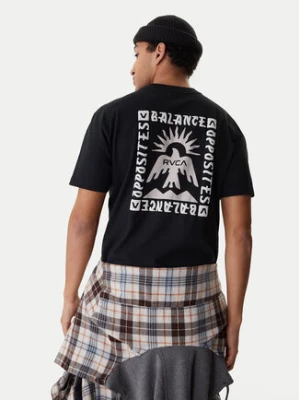 RVCA T-Shirt Las Cruces EVYZT00279 Czarny Regular Fit