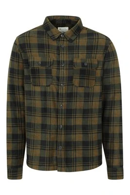 Rye koszula męska polarowa w kratę - Green Mountain Warehouse