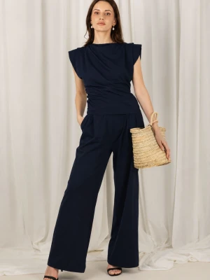 Rzeźbiący top drapowany z bawełny Ultra Smooth - Drape LAÏF