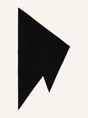 S.Marlon Chusta Trójkątna Z Kaszmiru schwarz