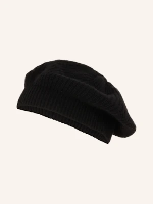 S.Marlon Dzianinowa Czapka Z Kaszmiru schwarz