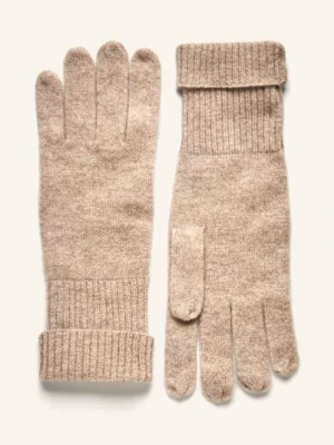S.Marlon Rękawiczki Z Kaszmiru beige