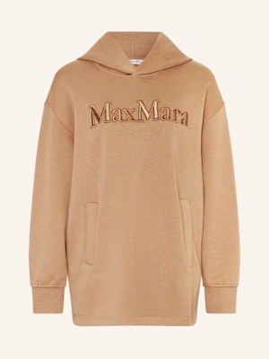S Max Mara Bluza Z Kapturem Visiera braun