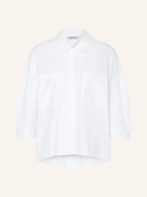 S Max Mara Bluzka Koszulowa Ancella Z Rękawami 3/4 weiss