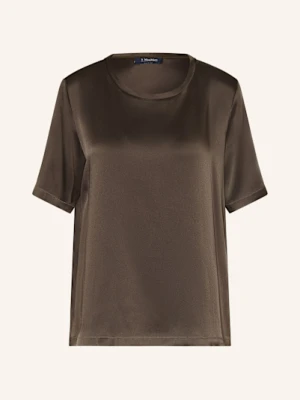 S Max Mara Bluzka Rebby Z Satyny gruen