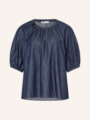 S Max Mara Bluzka Talia W Stylu Jeansowym Z Rękawem 3/4 blau