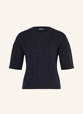 S Max Mara Dzianinowa Koszulka Dominus blau
