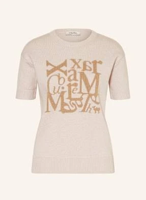 S Max Mara Dzianinowa Koszulka Felicia beige