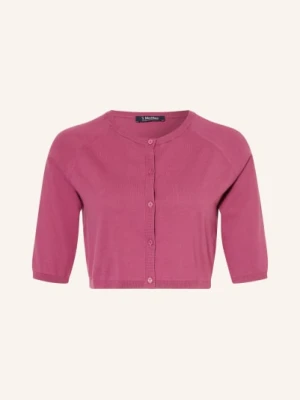 S Max Mara Krótki Sweter Pam rot