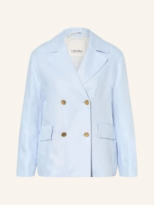 S Max Mara Lniana Marynarka Avenue blau