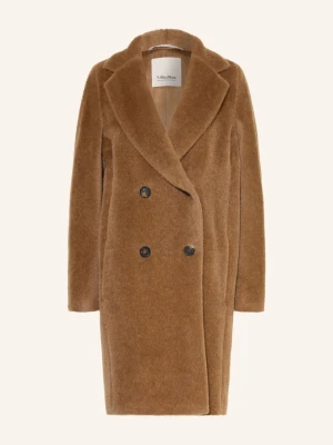 S Max Mara Płaszcz Roseto Z Alpaki braun