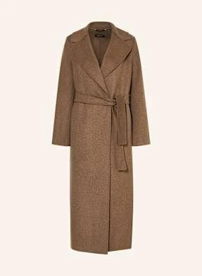 S Max Mara Płaszcz Wełniany Poldo braun