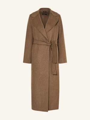 S Max Mara Płaszcz Wełniany Poldo braun