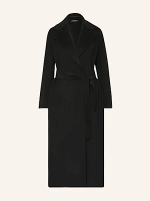 S Max Mara Płaszcz Wełniany Poldo schwarz