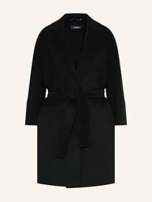 S Max Mara Płaszcz Z Wełny Arona schwarz