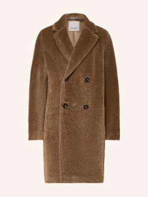S Max Mara Płaszcz Ze Sztucznego Futra Roseto Z Dodatkiem Alpaki braun