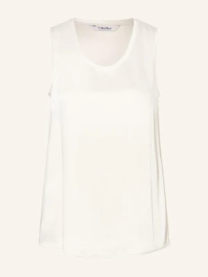 S Max Mara Satynowa Bluzka Estri beige