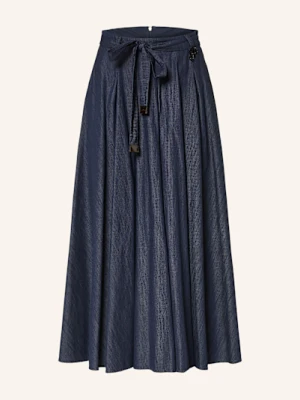 S Max Mara Spódnica Amanda W Stylu Jeansowym Z Ozdobnymi Perełkami blau