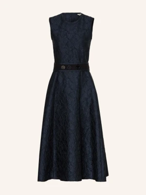 S Max Mara Sukienka Koktajlowa Sax blau GRANATOWY