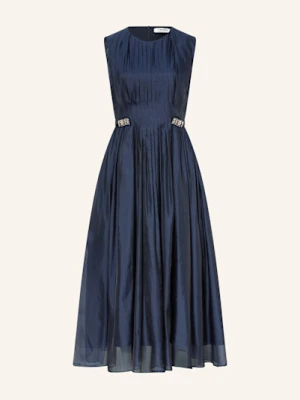 S Max Mara Sukienka Wally Dodatkiem Jedwabiu I Wełny blau