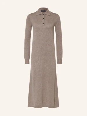 S Max Mara Sukienka Z Dzianiny Onore beige JASNOBRĄZOWY