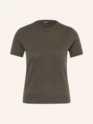 S Max Mara Sweter Z Dzianiny Magenta gruen