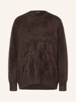 S Max Mara Sweter Z Kaszmiru Chicca braun CIEMNOBRĄZOWY