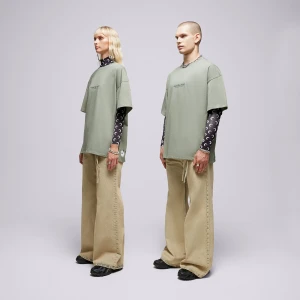 S.now Job Sizeer T Shirt “Blank Page”-Olive zielony