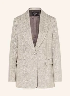 S.Oliver Black Label Blezer Z Błyszczącą Przędzą grau