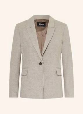 S.Oliver Black Label Blezer Z Flaneli grau