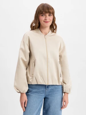 s.Oliver BLACK LABEL Bluza damska Kobiety beżowy jednolity,