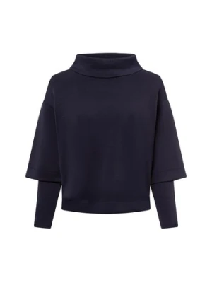 s.Oliver BLACK LABEL Bluza damska Kobiety Modal niebieski jednolity,