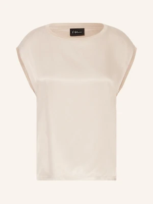 S.Oliver Black Label Bluzka Bez Rękawów Z Satyny beige