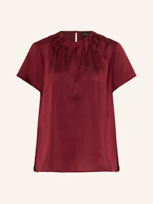 S.Oliver Black Label Bluzka Koszulowa rot CIEMNOCZERWONY