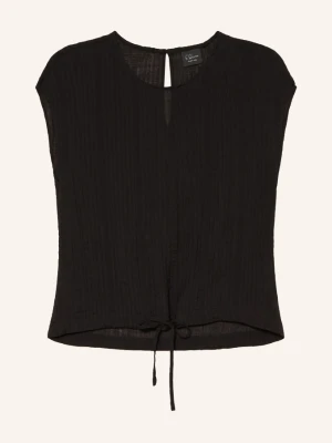 S.Oliver Black Label Bluzka Koszulowa schwarz