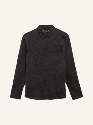 S.Oliver Black Label Bluzka Koszulowa Z Satyny braun