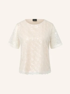 S.Oliver Black Label Bluzka Z Cekinami weiss