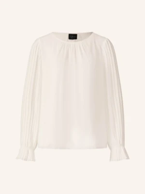 S.Oliver Black Label Bluzka Z Plisami weiss
