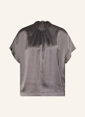 S.Oliver Black Label Bluzka Z Satyny grau