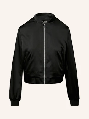 S.Oliver Black Label Bluzon Satynowy schwarz