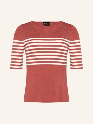 S.Oliver Black Label Dzianinowa Koszulka rot