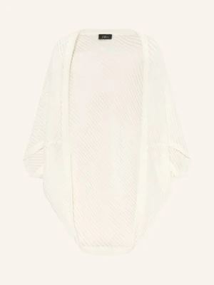 S.Oliver Black Label Dzianinowy Sweter Z Cekinami I Rękawami 3/4 weiss
