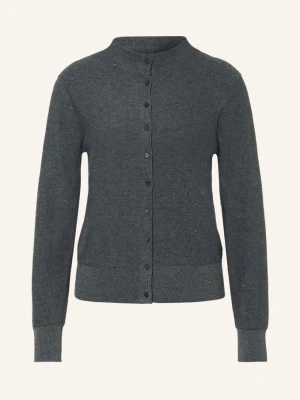 S.Oliver Black Label Kardigan Z Cekinami grau SZARY